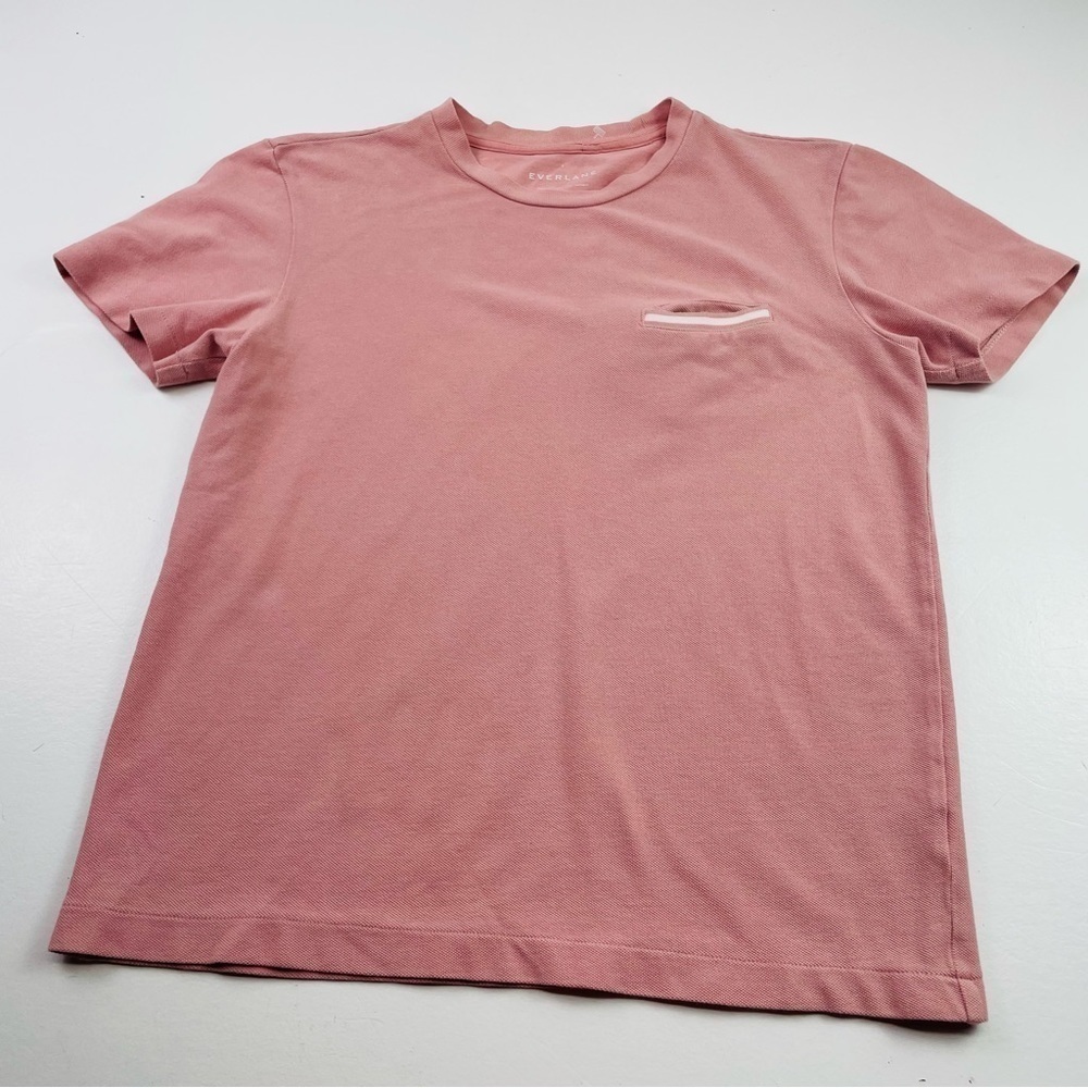 Everlane women top size small petite crew neck short sleeves front pocket